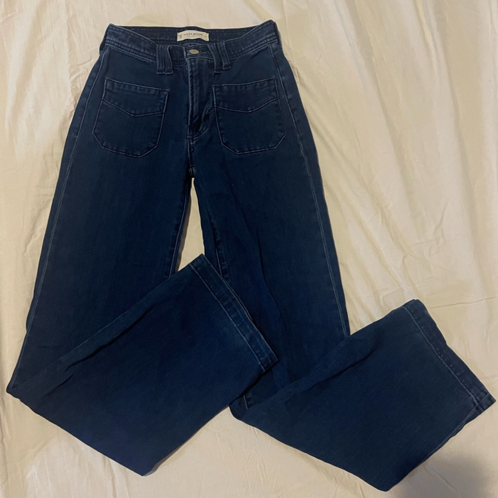 Lucky Brand jeans high rise wide leg